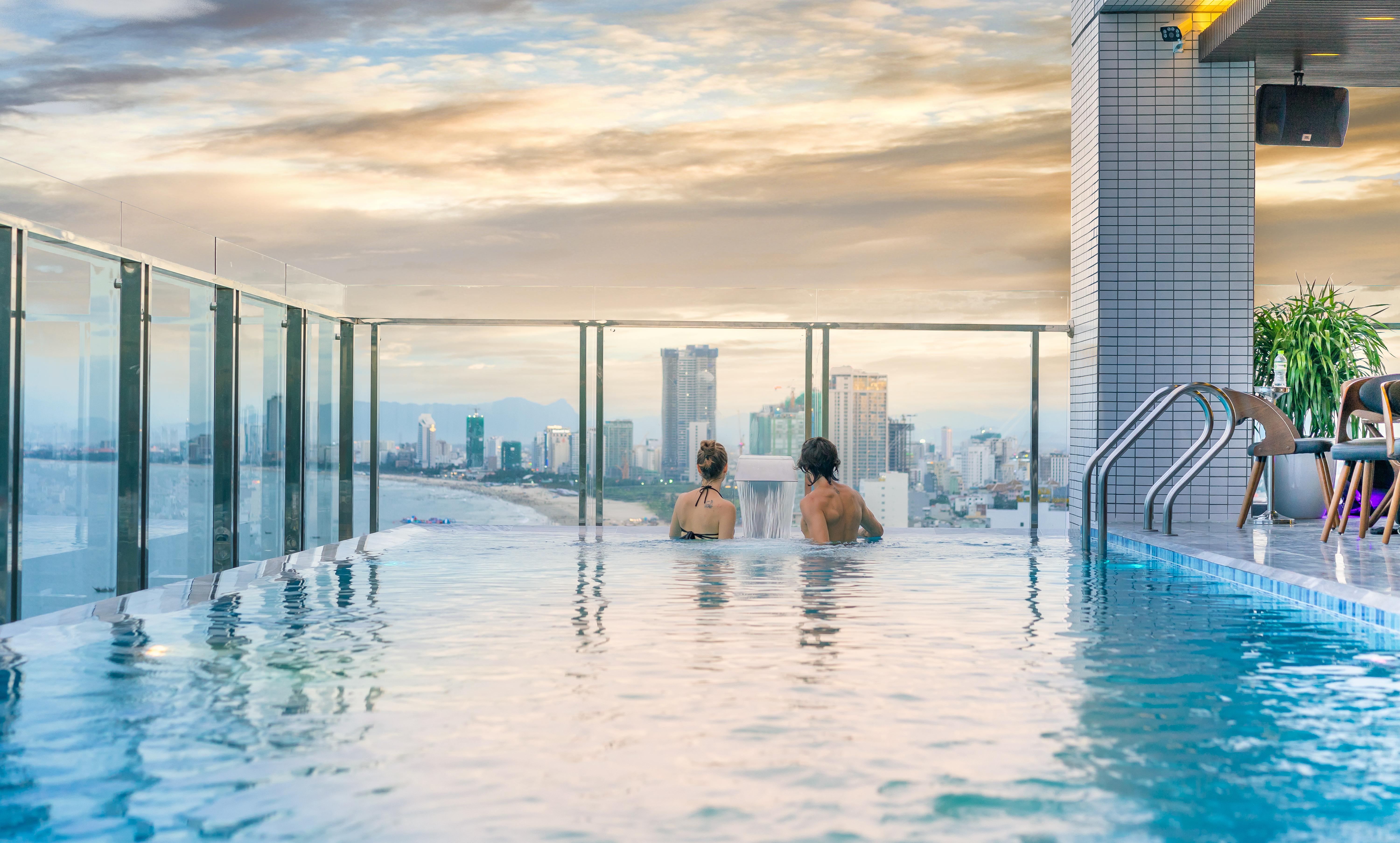 Grand Gold Beach Hotel & Spa Дананг Экстерьер фото
